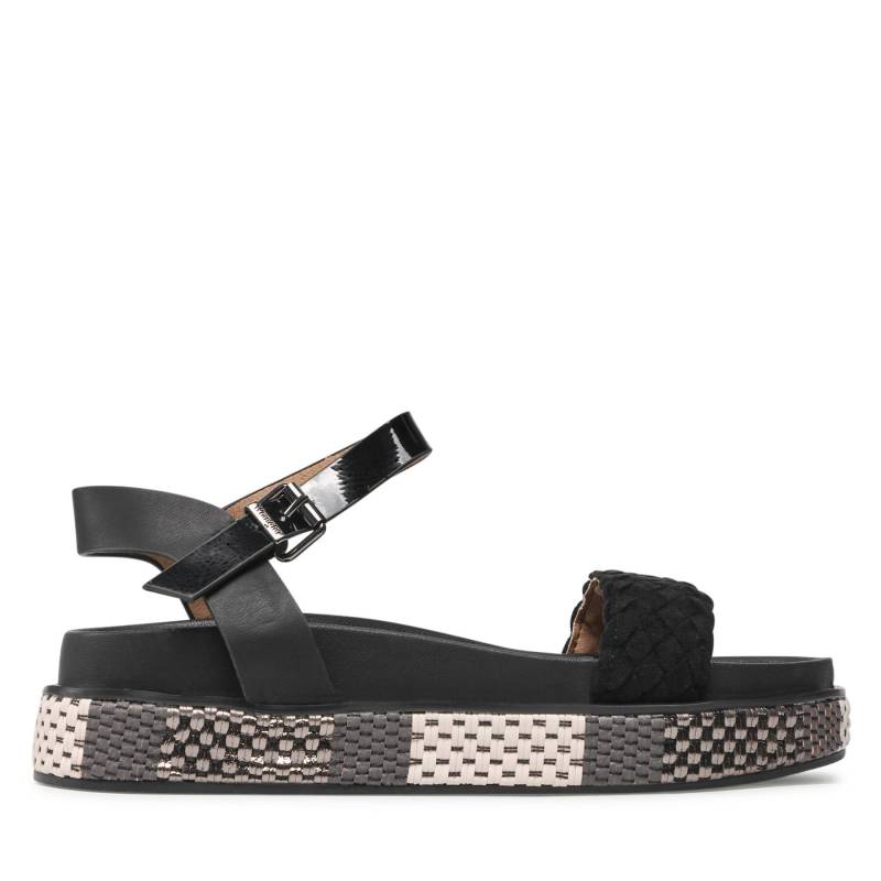 Sandalen Wrangler Amaya Woven WL21661A Schwarz von Wrangler