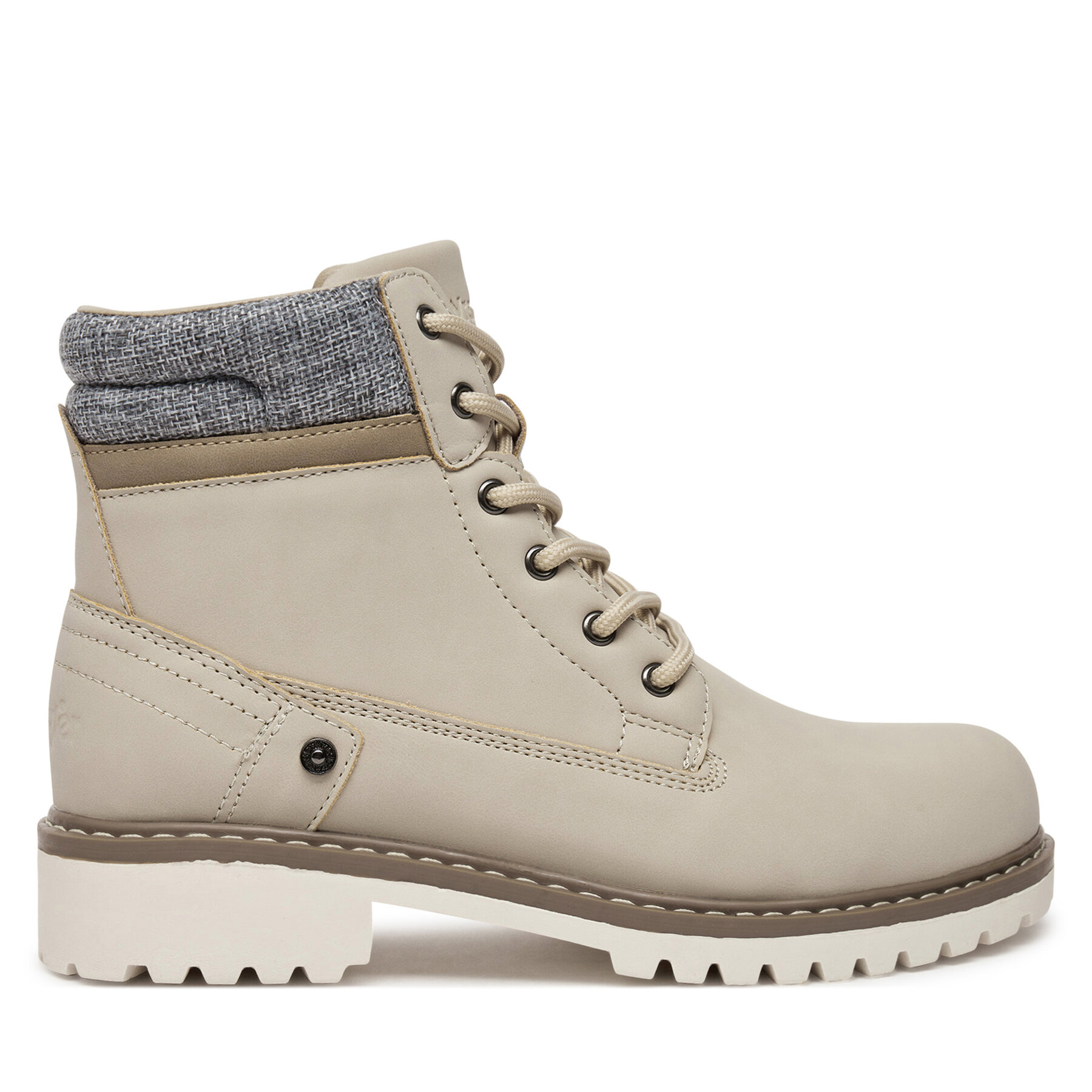 Schnürstiefeletten Wrangler Cassidy Women High 20243070.35E Beige von Wrangler