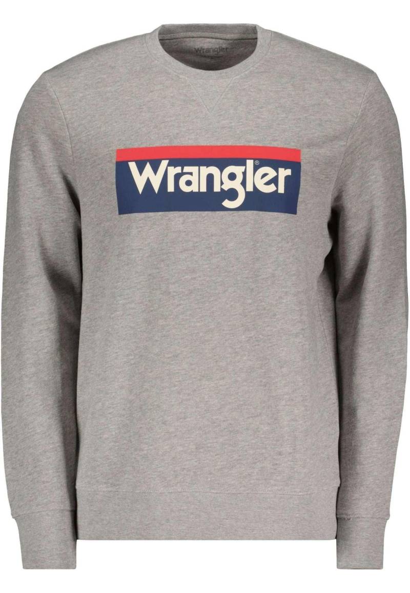 Sweatshirts 3clr Sign Off Sweatshirt Herren Taubengrau L von Wrangler