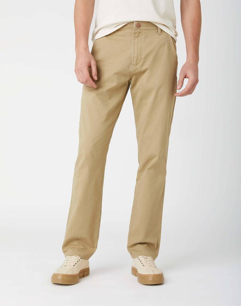 Chino Casey Jones Herren Beige L34/W31 von Wrangler