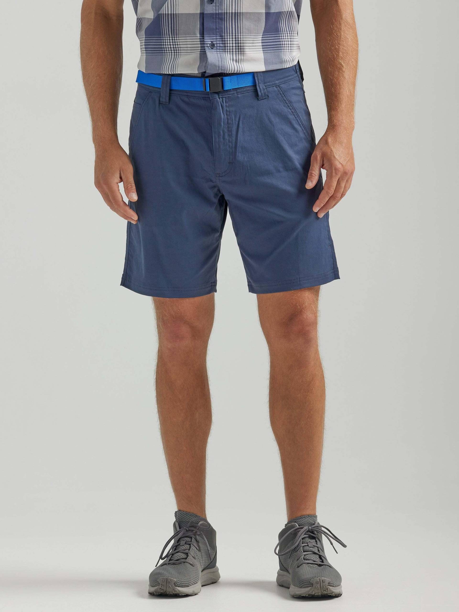 Wrangler - Shorts 8Pkt Belted Short, für Herren, Blau, Größe W32 von Wrangler