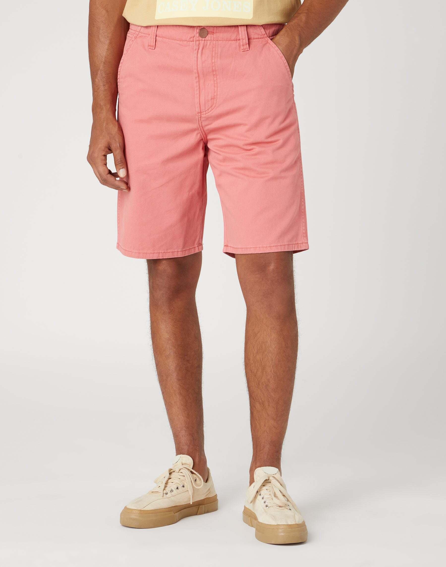 Wrangler - Shorts Casey Jones Chino Shorts, für Herren, Rot Bunt, Größe W31 von Wrangler