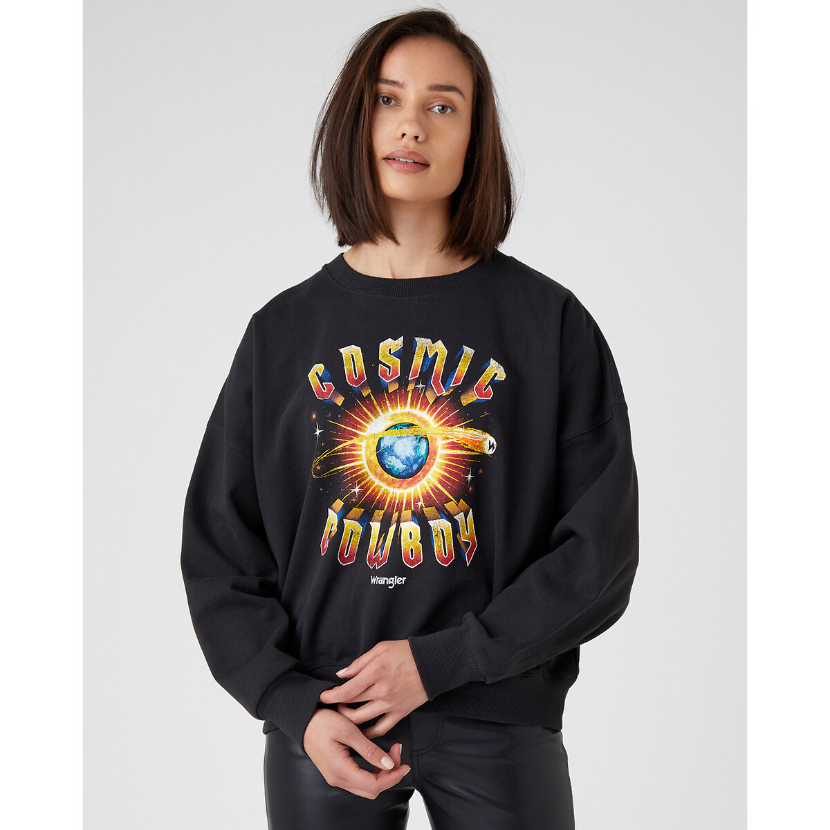 Sweatshirt mit Motiv vorne von Wrangler