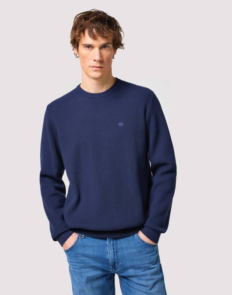 Sweatshirts Crewneck Sweater Herren Marine L von Wrangler