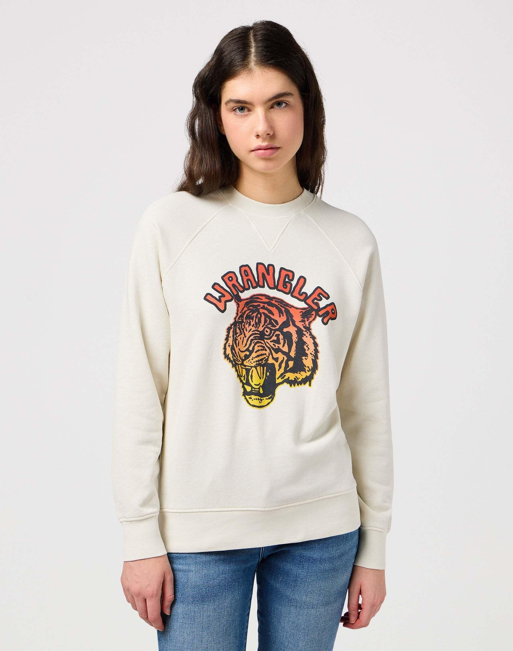 Sweatshirts Raglan Sleeve Crew Damen Marine XS von Wrangler