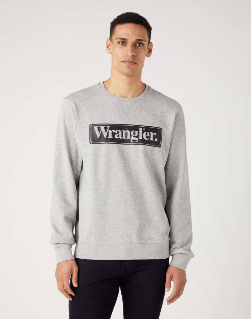 Sweatshirts Seasonal Crew Herren Taubengrau L von Wrangler