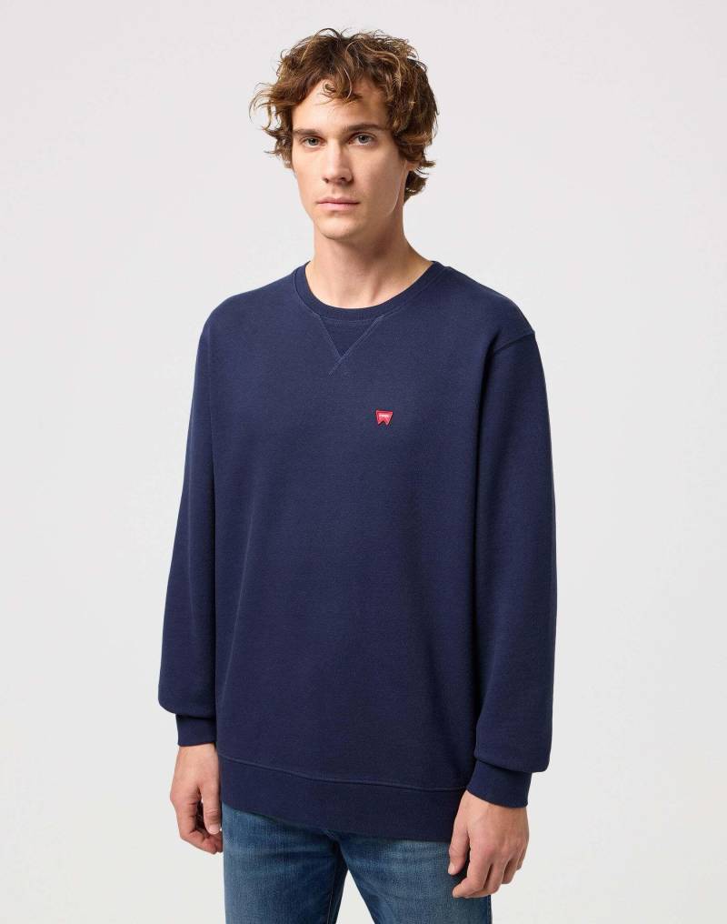 Sweatshirts Sign Off Crew Herren Blau M von Wrangler