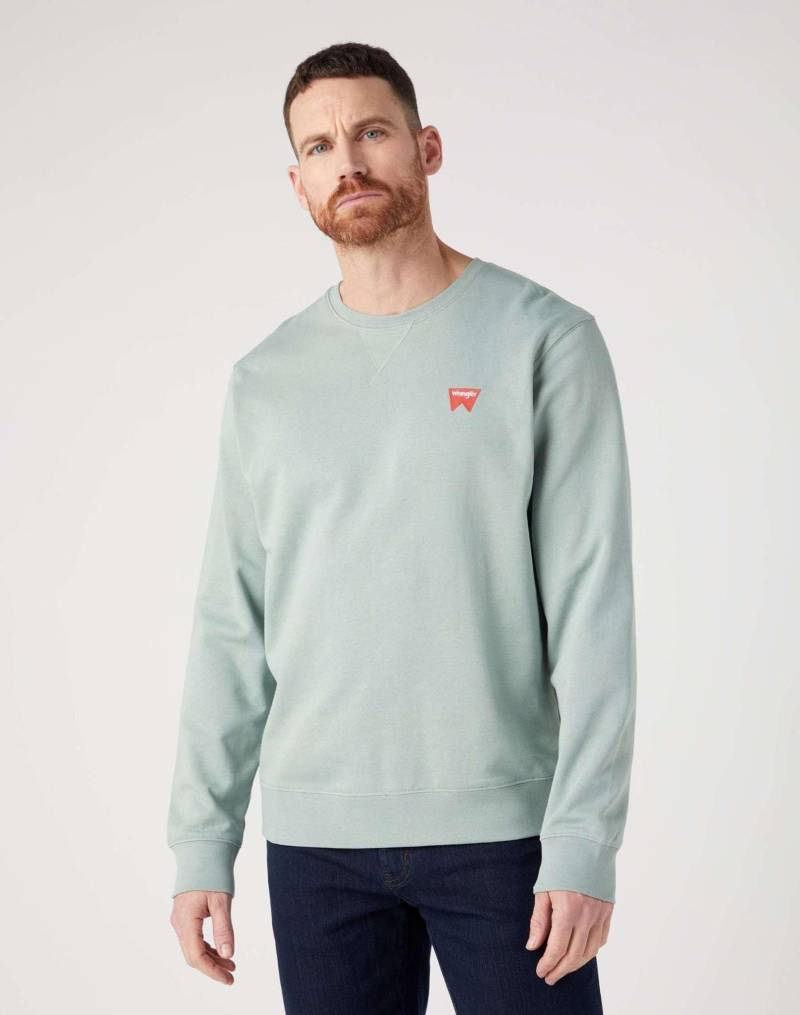 Sweatshirts Sign Off Crew Herren Grün M von Wrangler