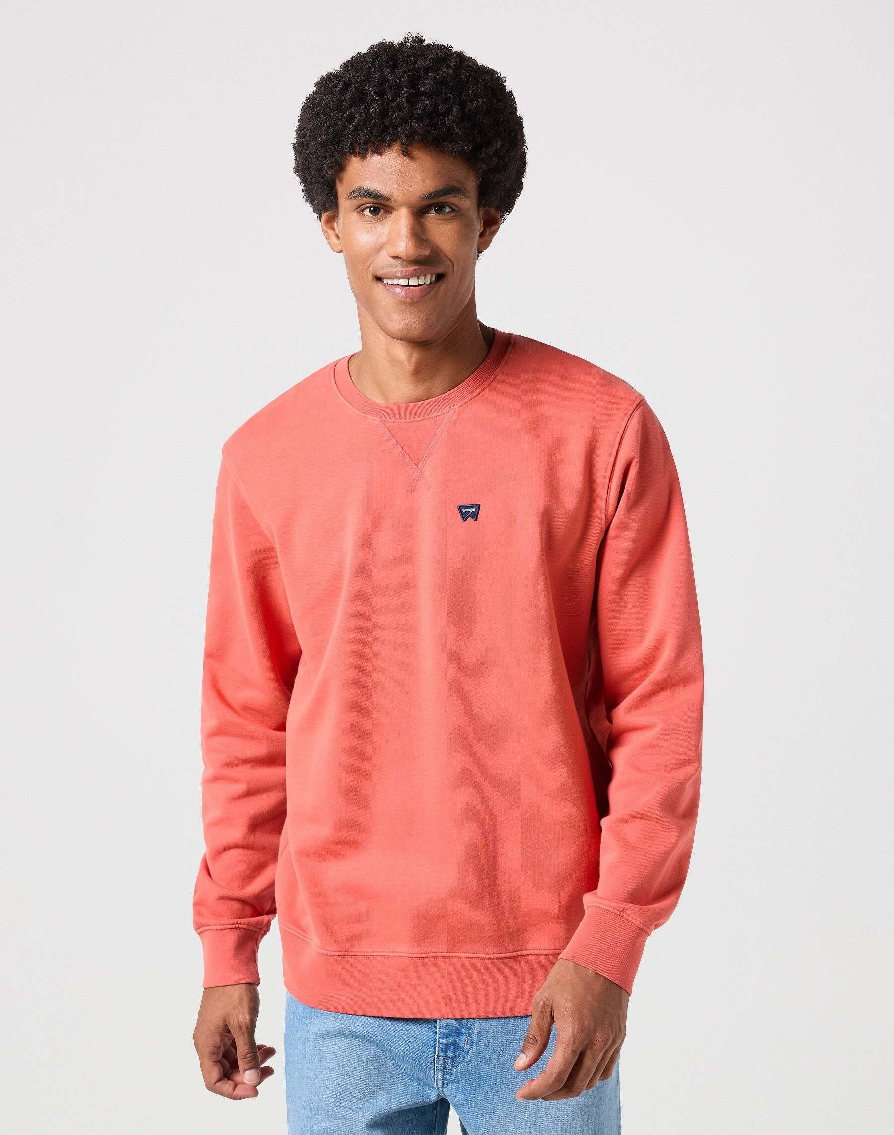 Sweatshirts Sign Off Crew Herren Orange M von Wrangler