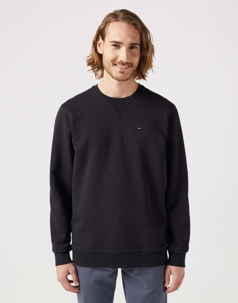 Sweatshirts Sign Off Crew Herren Schwarz L von Wrangler