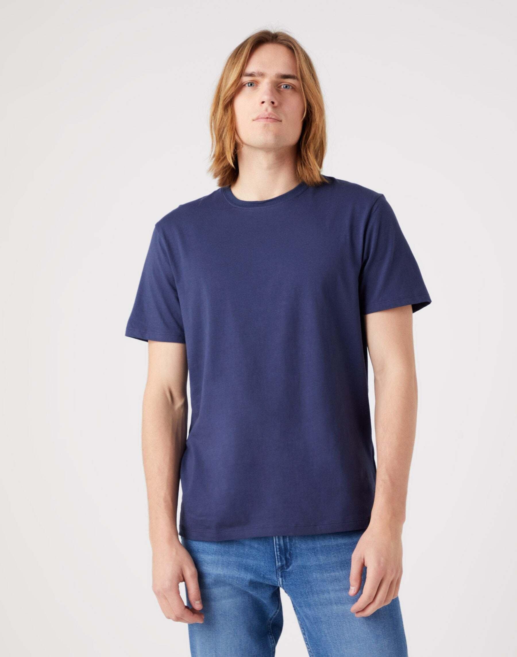 Wrangler - T-Shirt 2 Pack, für Herren, Marine, Größe L von Wrangler