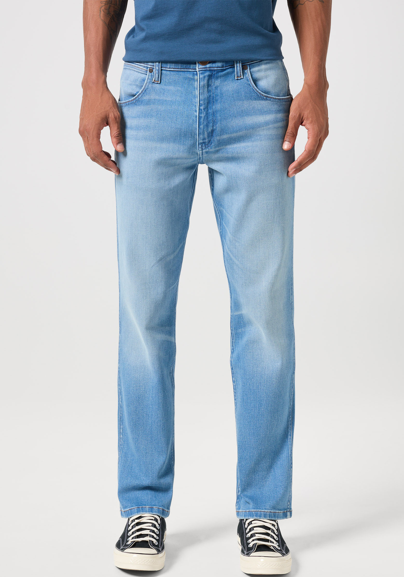 Wrangler Straight-Jeans »GREENSBORO FREE TO STRETCH«, Free to stretch material Wrangler Straight-Jeans »GREENSBORO FREE TO STRETCH«, Free to stretch material von Wrangler
