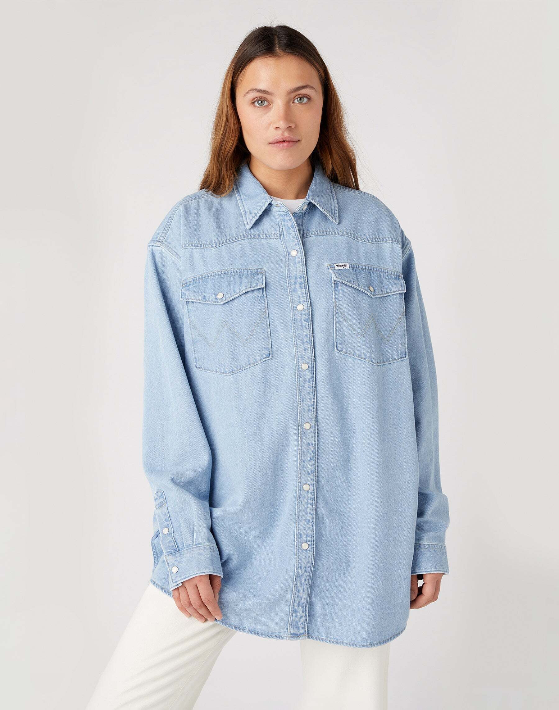 Wrangler Jeansbluse »JeanshemdenJumboShirt« von Wrangler