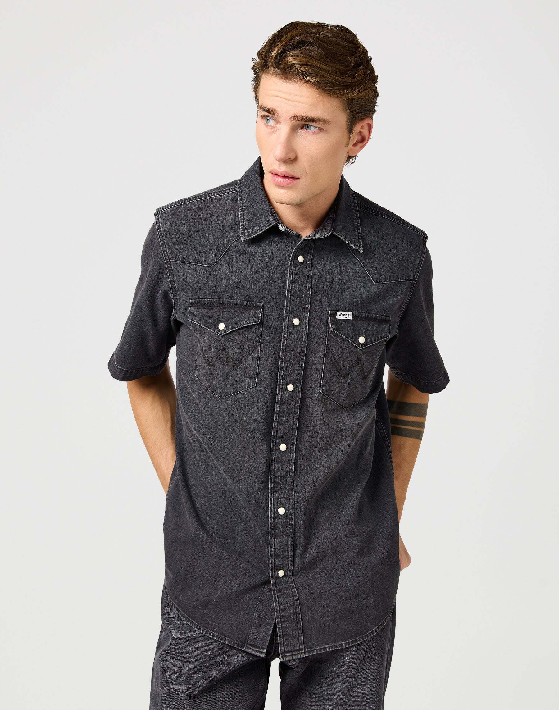 Wrangler Jeanshemd »Wrangler Jeanshemd Ss Western Shirt« Wrangler Jeanshemd »Wrangler Jeanshemd Ss Western Shirt« von Wrangler