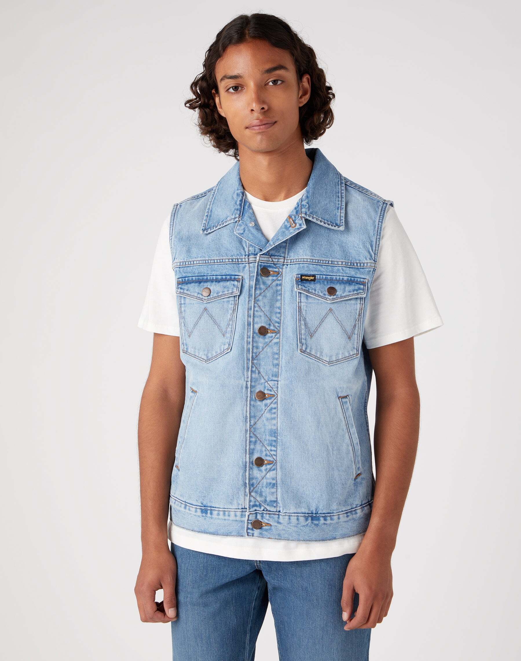 Wrangler Jeansjacke »Wrangler Jeansjacke Denim Vest« von Wrangler