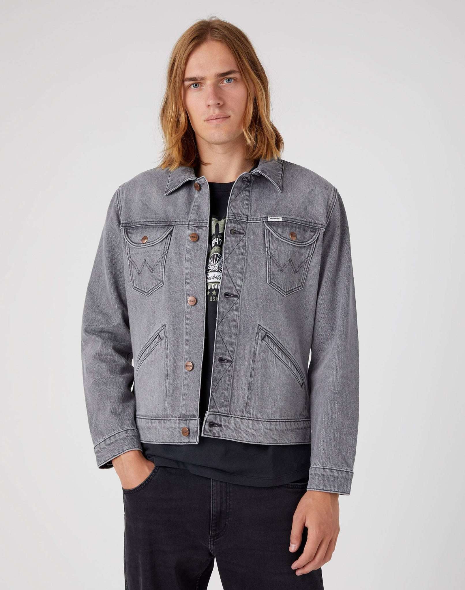 Wrangler Jeansjacke »Jeansjacken 124MJ« von Wrangler