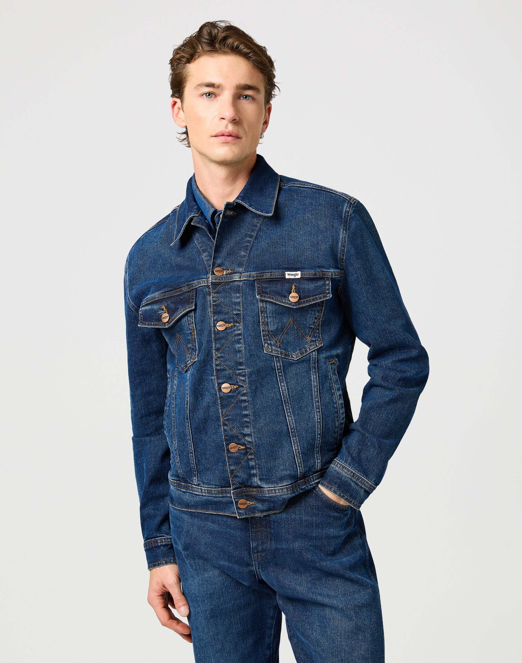 Wrangler Jeansjacke »Wrangler Jeansjacke Classic Jacket« Wrangler Jeansjacke »Wrangler Jeansjacke Classic Jacket« von Wrangler