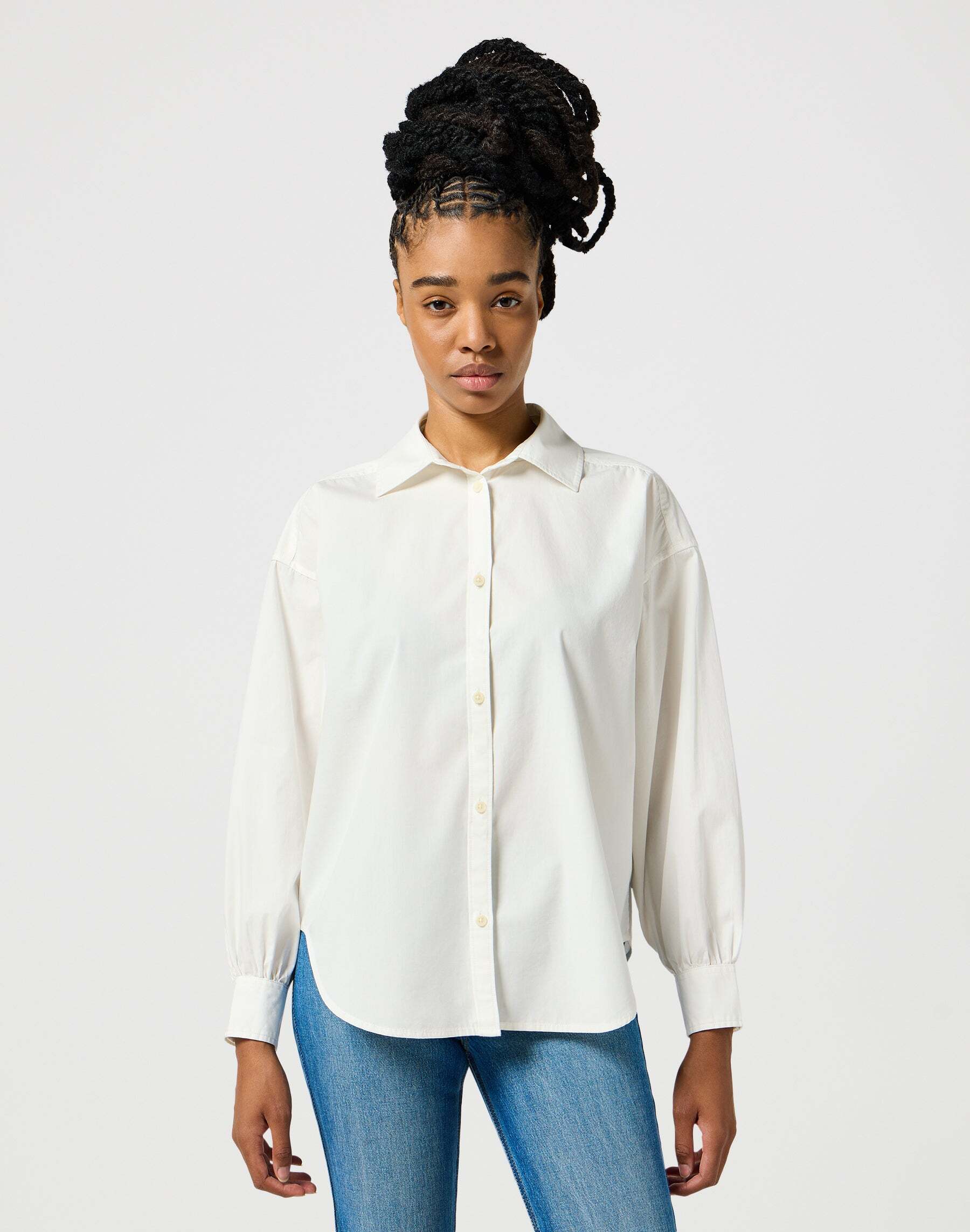 Wrangler Kurzarmbluse »Wrangler Langarmhemd Cool Girl Shirt« von Wrangler