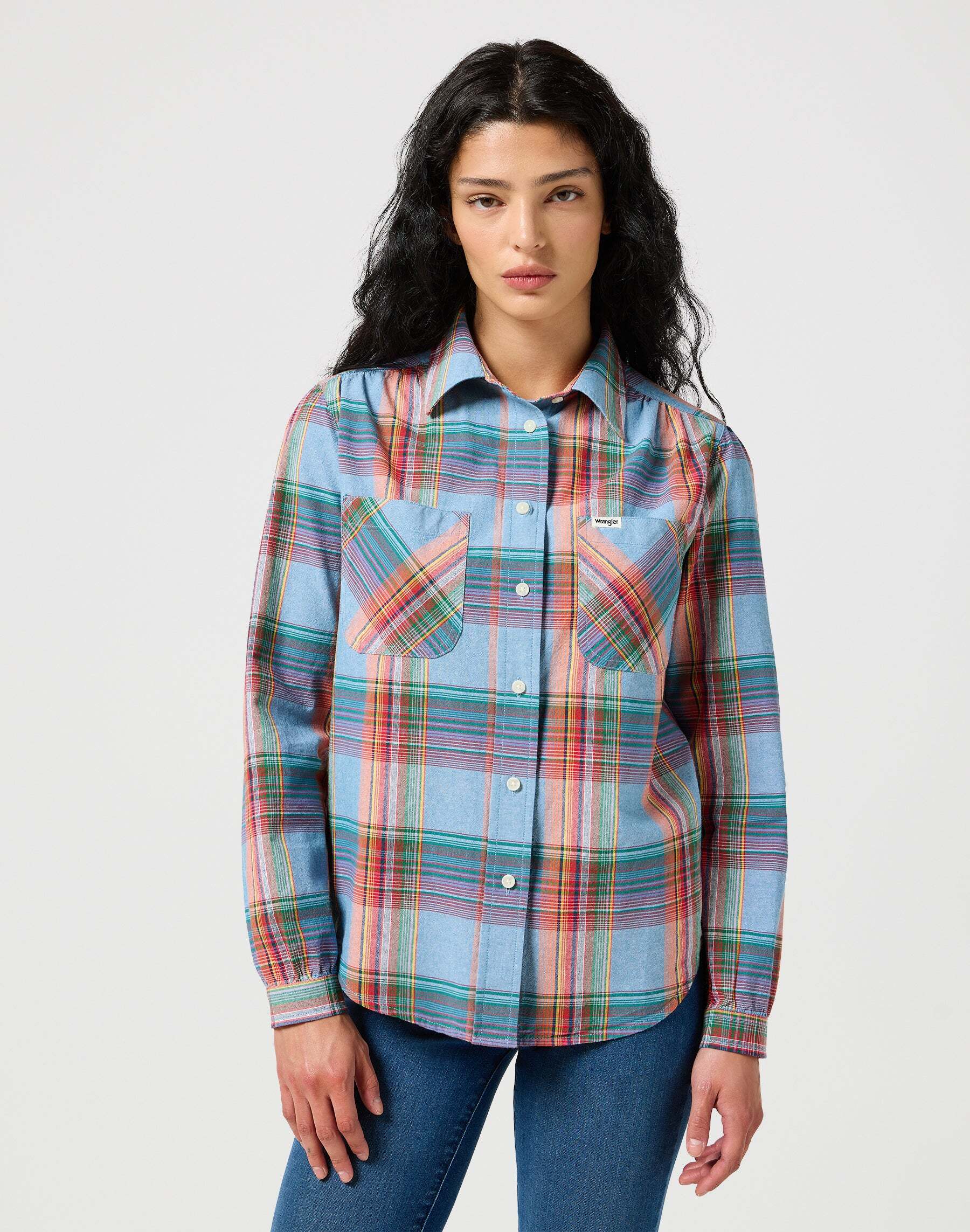 Wrangler Kurzarmbluse »Wrangler Langarmhemd Femme Western Shirt« Wrangler Kurzarmbluse »Wrangler Langarmhemd Femme Western Shirt« von Wrangler