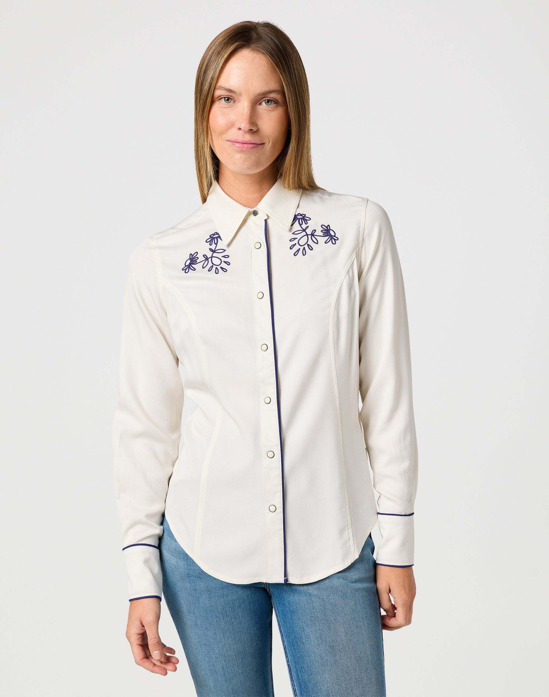 Wrangler Kurzarmbluse »Wrangler Langarmhemd Piped Western Shirt« Wrangler Kurzarmbluse »Wrangler Langarmhemd Piped Western Shirt« von Wrangler