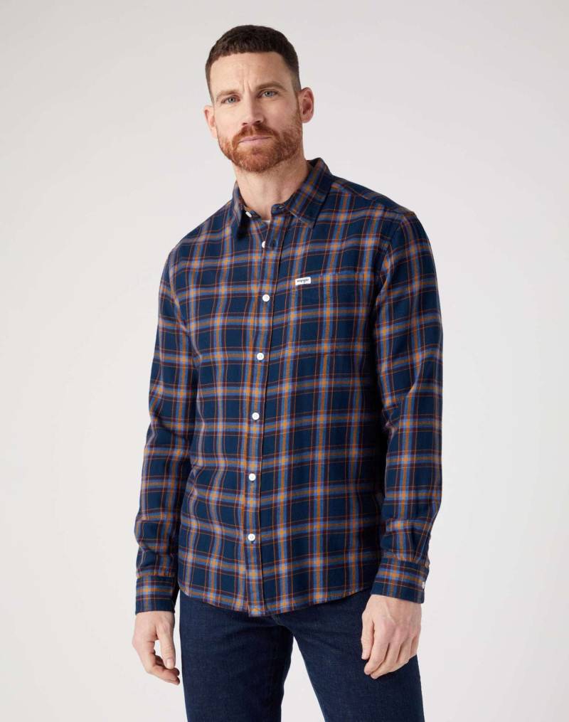 Wrangler Langarmhemd »Wrangler Hemden 1 Pocket Shirt« von Wrangler