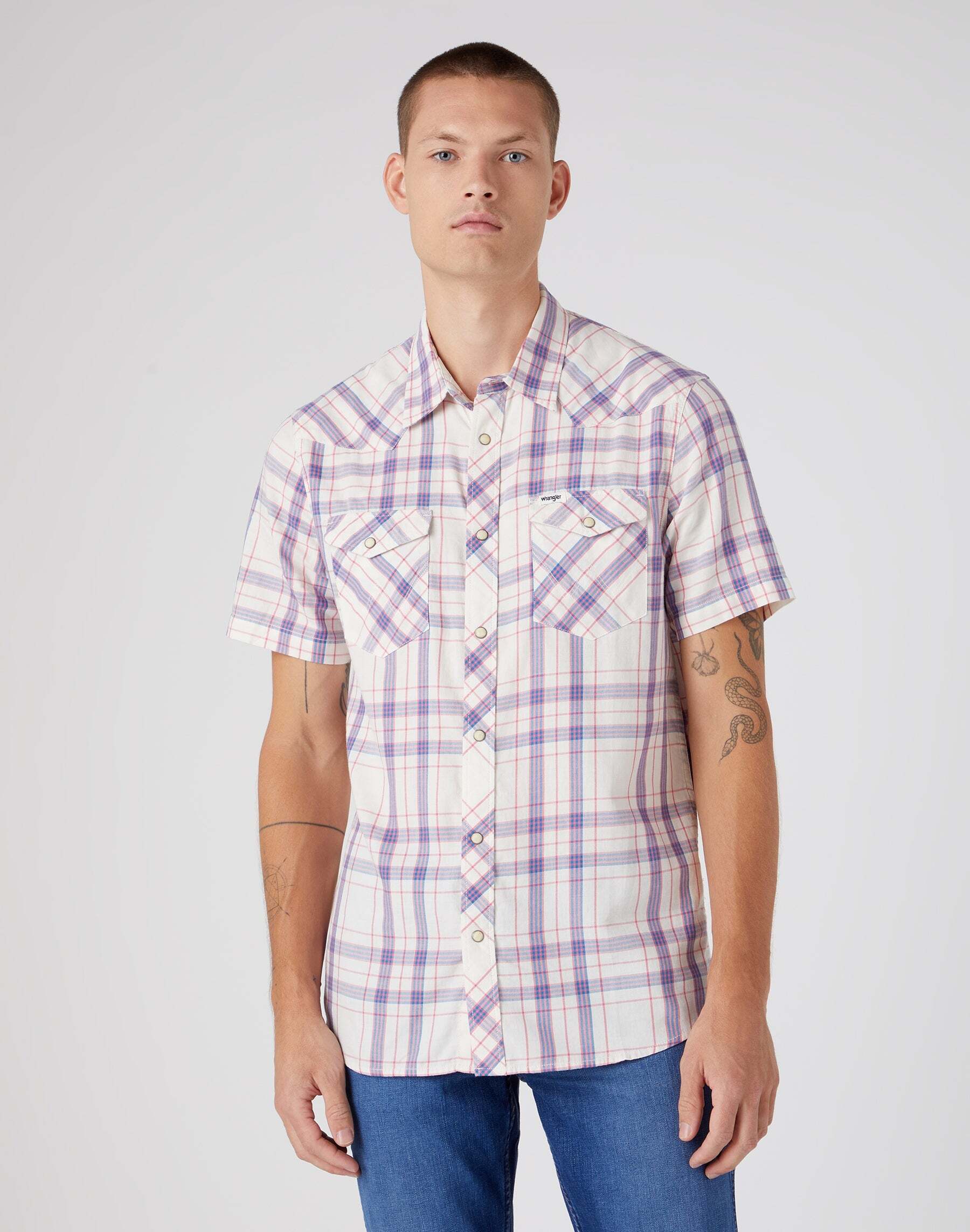 Wrangler Kurzarmhemd »Wrangler Hemden Kurzarm Western Shirt« Wrangler Kurzarmhemd »Wrangler Hemden Kurzarm Western Shirt« von Wrangler