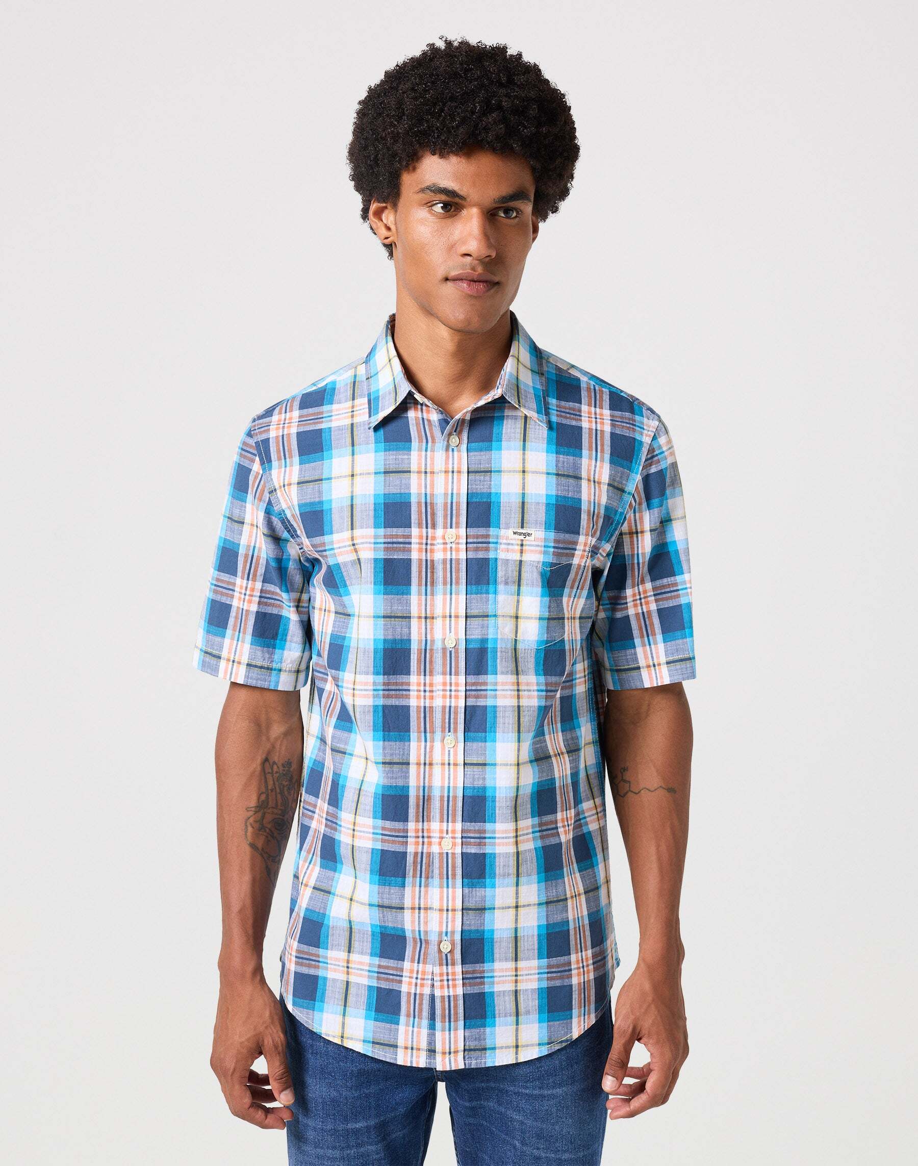 Wrangler Kurzarmhemd »Wrangler Hemden Kurzarm One Pocket Shirt« von Wrangler