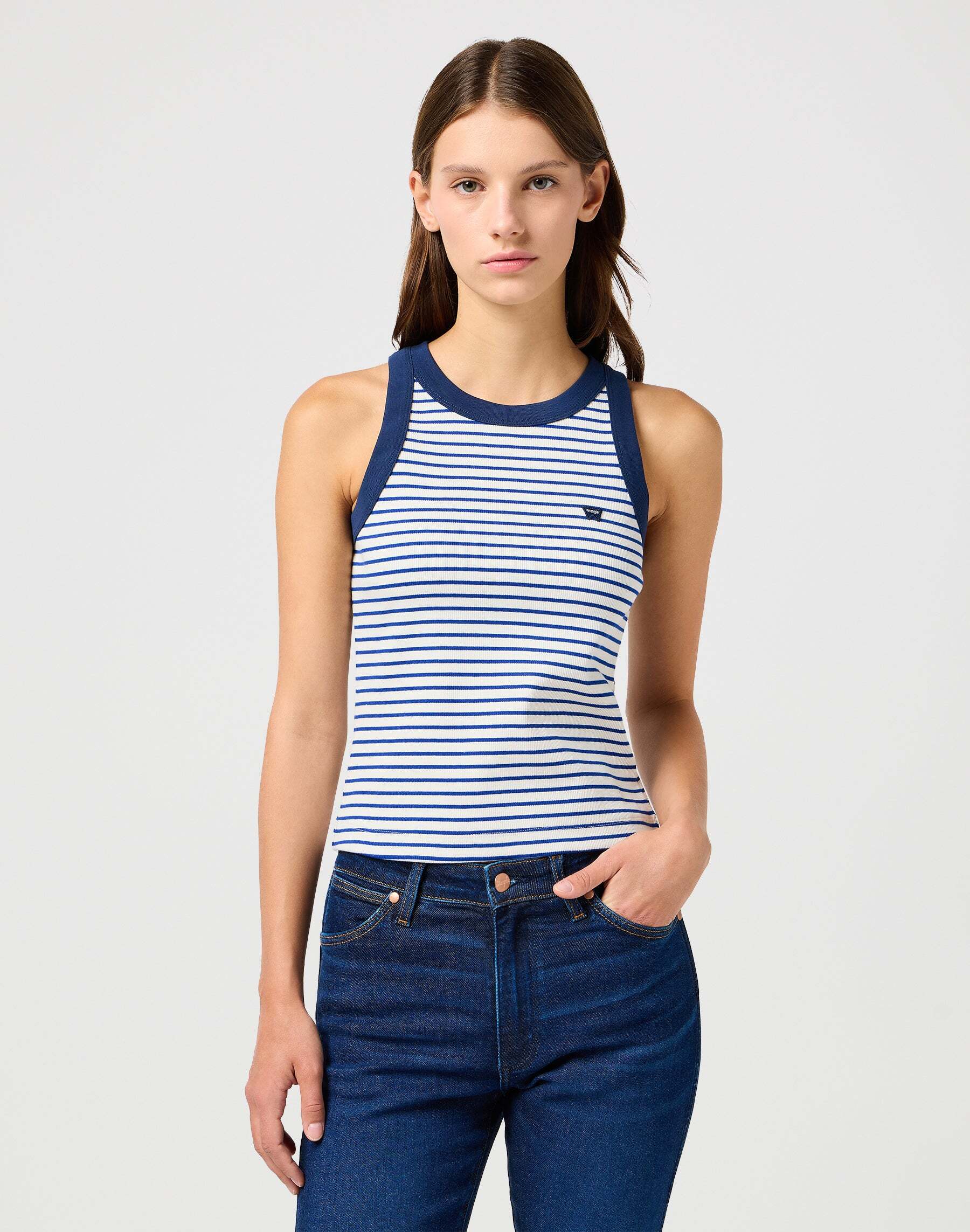 Wrangler Kurzarmshirt »Wrangler Top Ringer Tank« Wrangler Kurzarmshirt »Wrangler Top Ringer Tank« von Wrangler