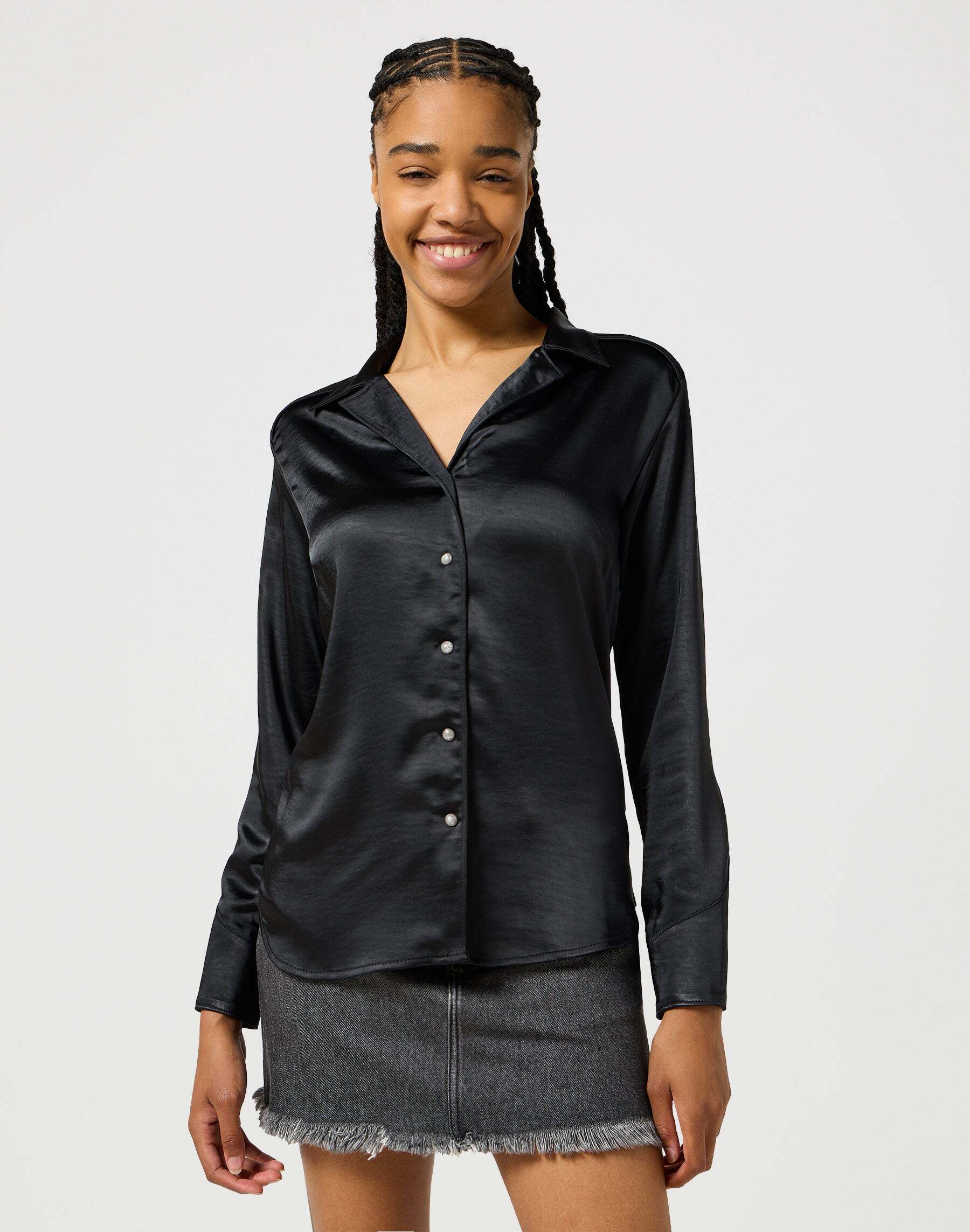 Wrangler Langarmbluse »Wrangler Langarmbluse Slim Blouse« Wrangler Langarmbluse »Wrangler Langarmbluse Slim Blouse« von Wrangler