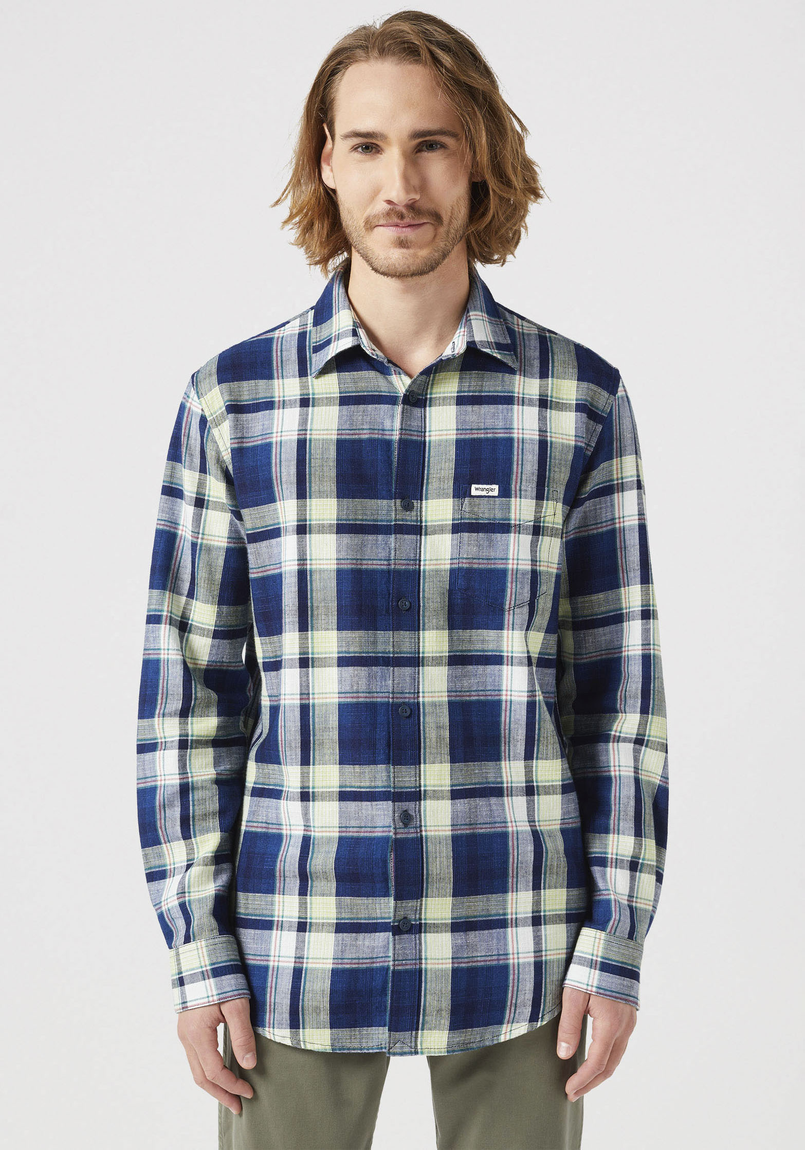 Wrangler Langarmhemd »LS 1 PKT SHIRT« von Wrangler