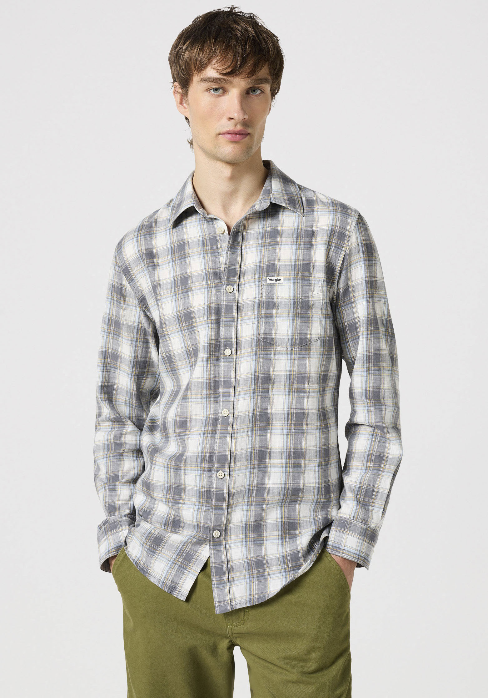 Wrangler Langarmhemd »LS 1 PKT SHIRT« von Wrangler