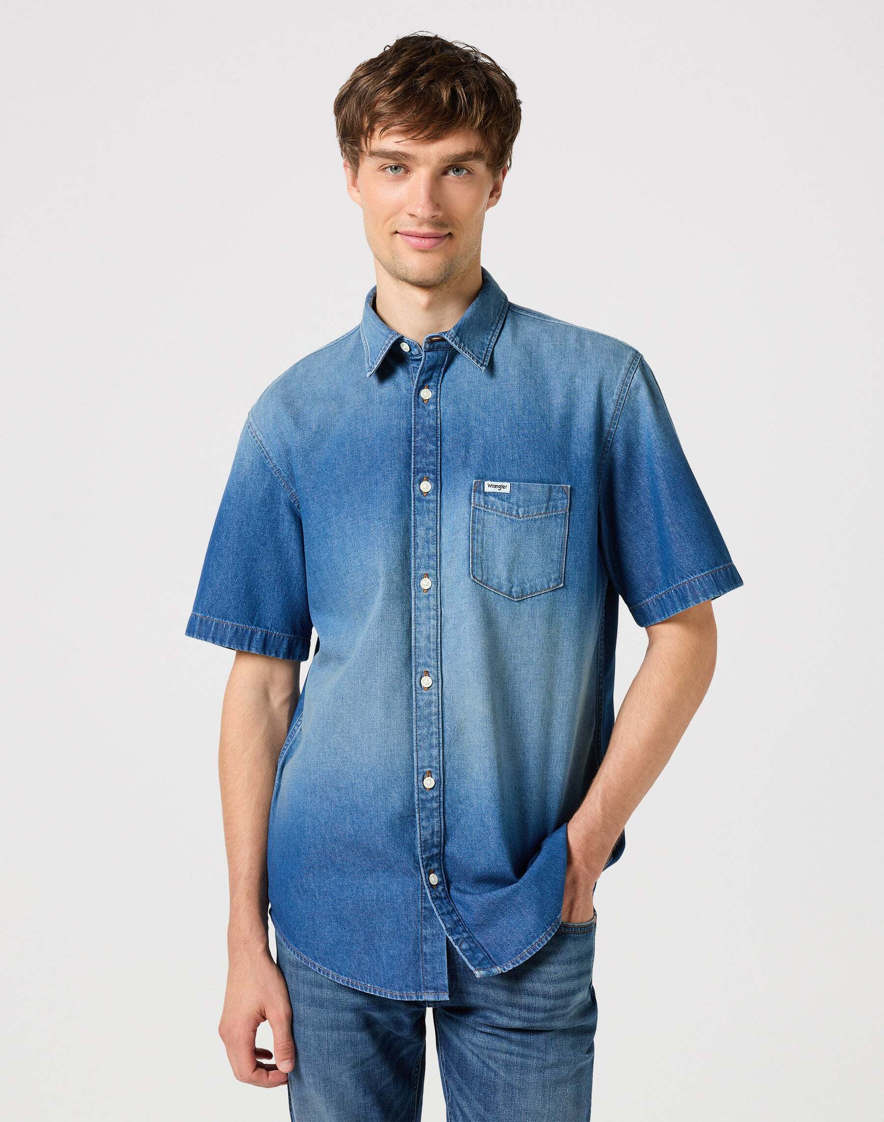 Wrangler Langarmhemd »Wrangler Hemden One Pocket Shirt« Wrangler Langarmhemd »Wrangler Hemden One Pocket Shirt« von Wrangler