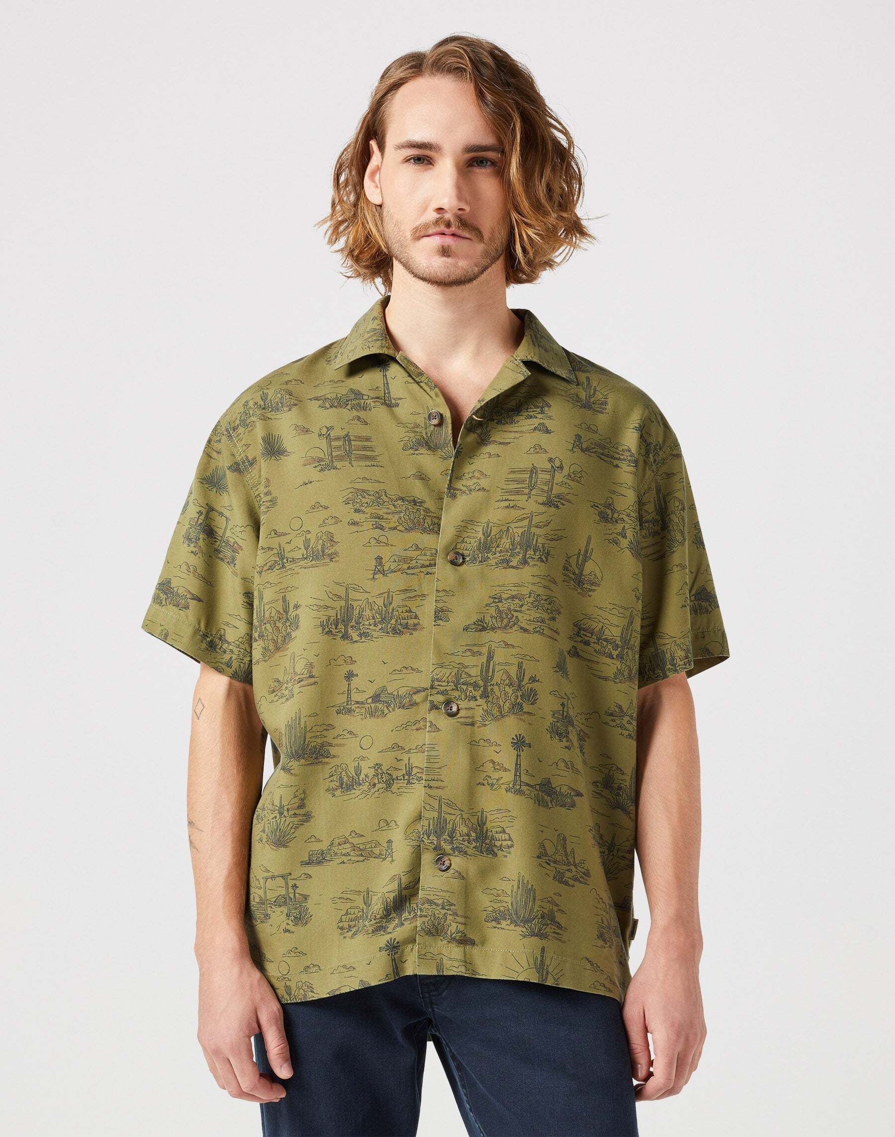 Wrangler Langarmhemd »Wrangler Hemden Resort Shirt« von Wrangler