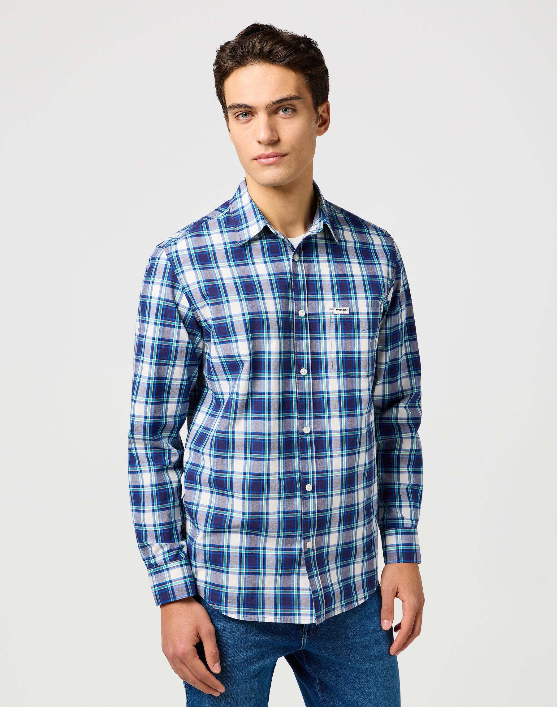 Wrangler Langarmhemd »Wrangler Langarmhemd 1 Pkt Shirt« Wrangler Langarmhemd »Wrangler Langarmhemd 1 Pkt Shirt« von Wrangler