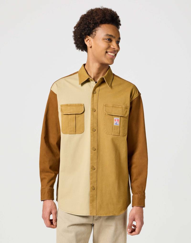 Wrangler Langarmhemd »Wrangler Langarmhemd Casey Colorblock Shirt« von Wrangler