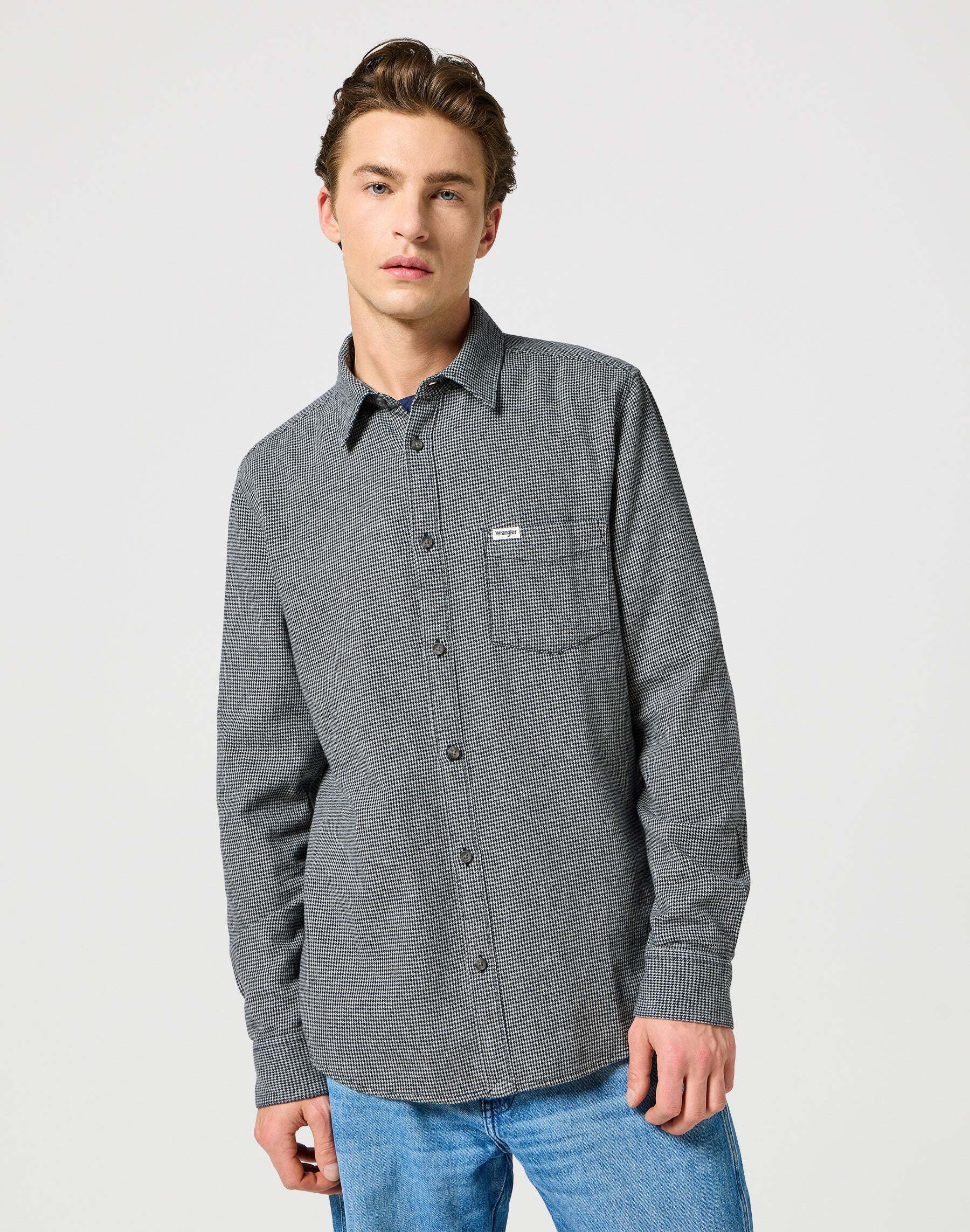 Wrangler Langarmhemd »Wrangler Langarmhemd One Pocket Flannel Shirt« von Wrangler