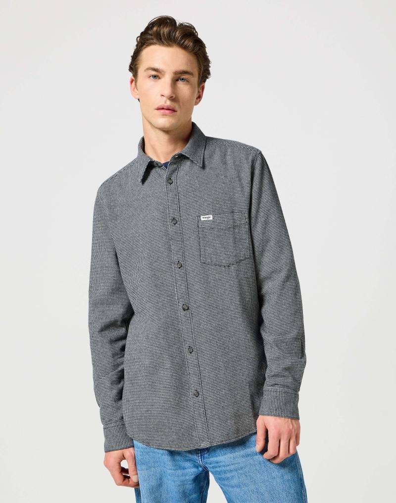 Wrangler Langarmhemd »Wrangler Langarmhemd One Pocket Flannel Shirt« von Wrangler