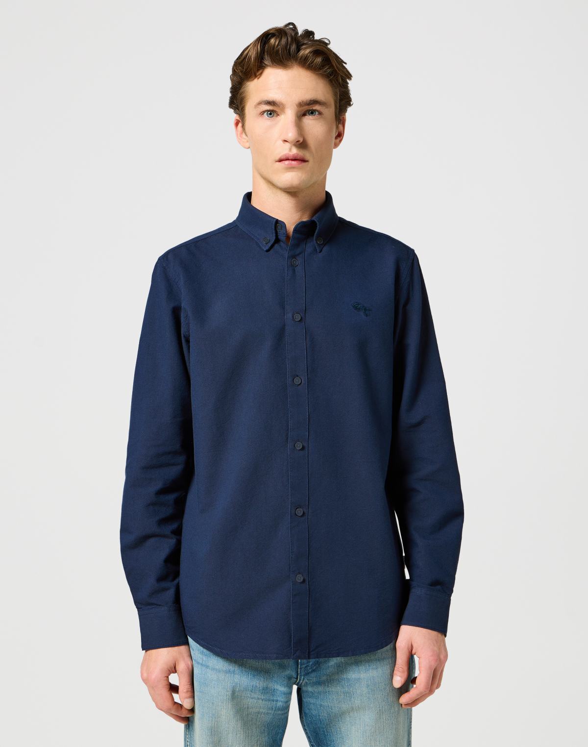 Wrangler Langarmhemd »Wrangler Langarmhemd Oxford Shirt« von Wrangler