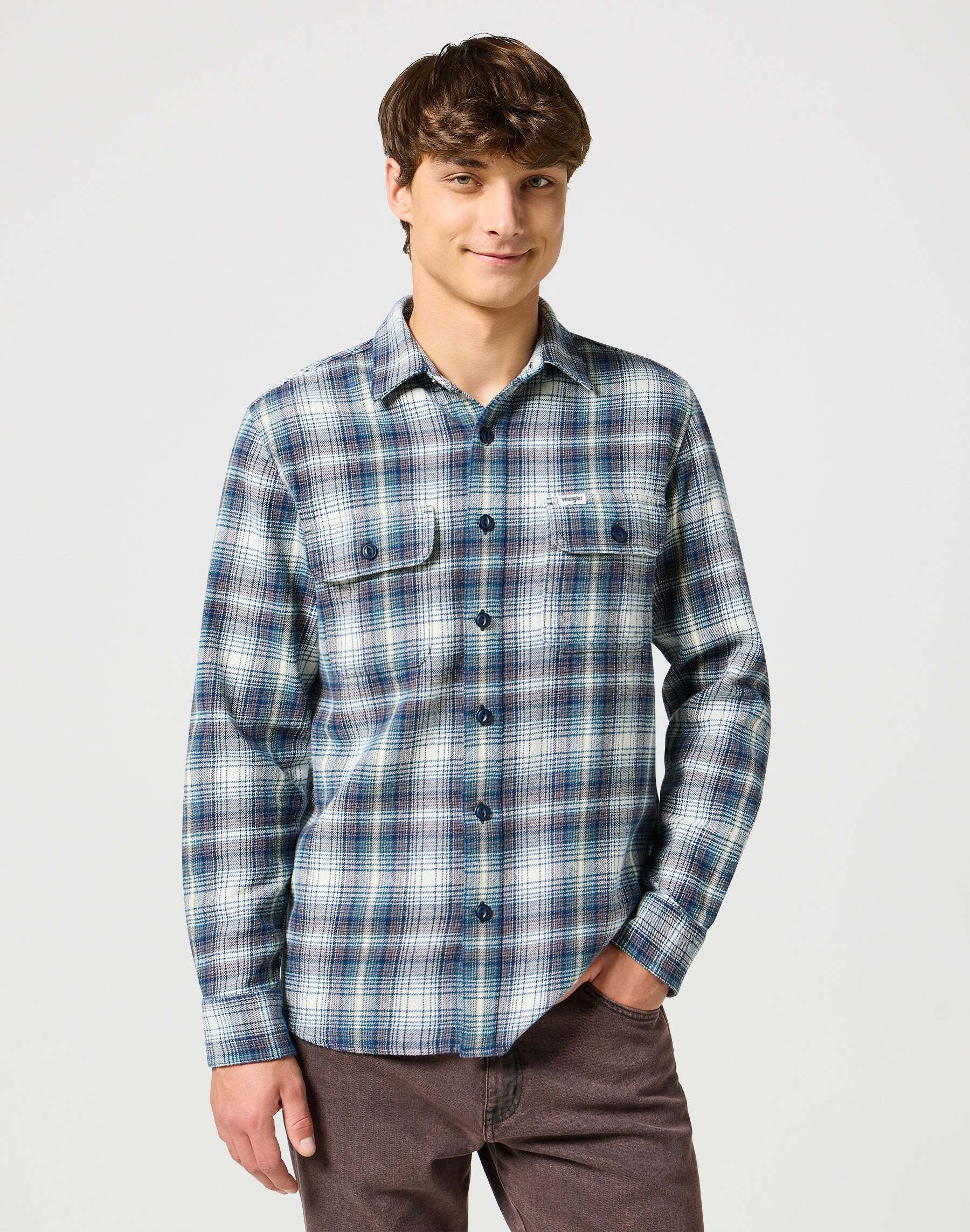 Wrangler Langarmhemd »Wrangler Langarmhemd Two Pocket Shirt« Wrangler Langarmhemd »Wrangler Langarmhemd Two Pocket Shirt« von Wrangler