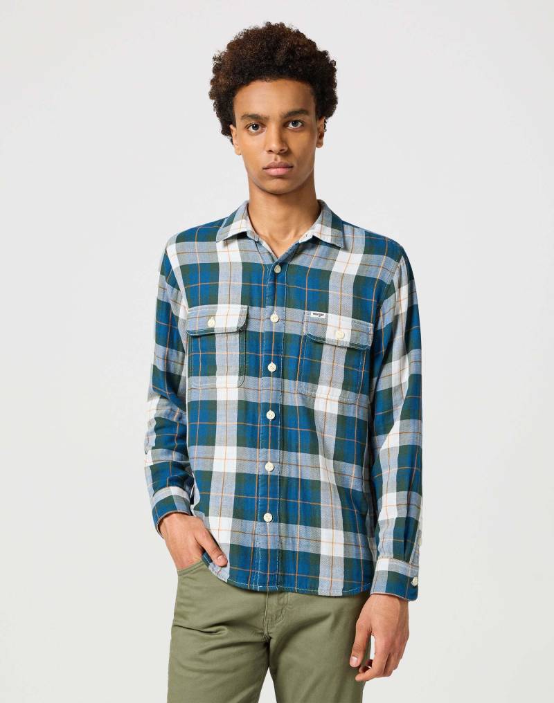 Wrangler Langarmhemd »Wrangler Langarmhemd Two Pocket Shirt« von Wrangler