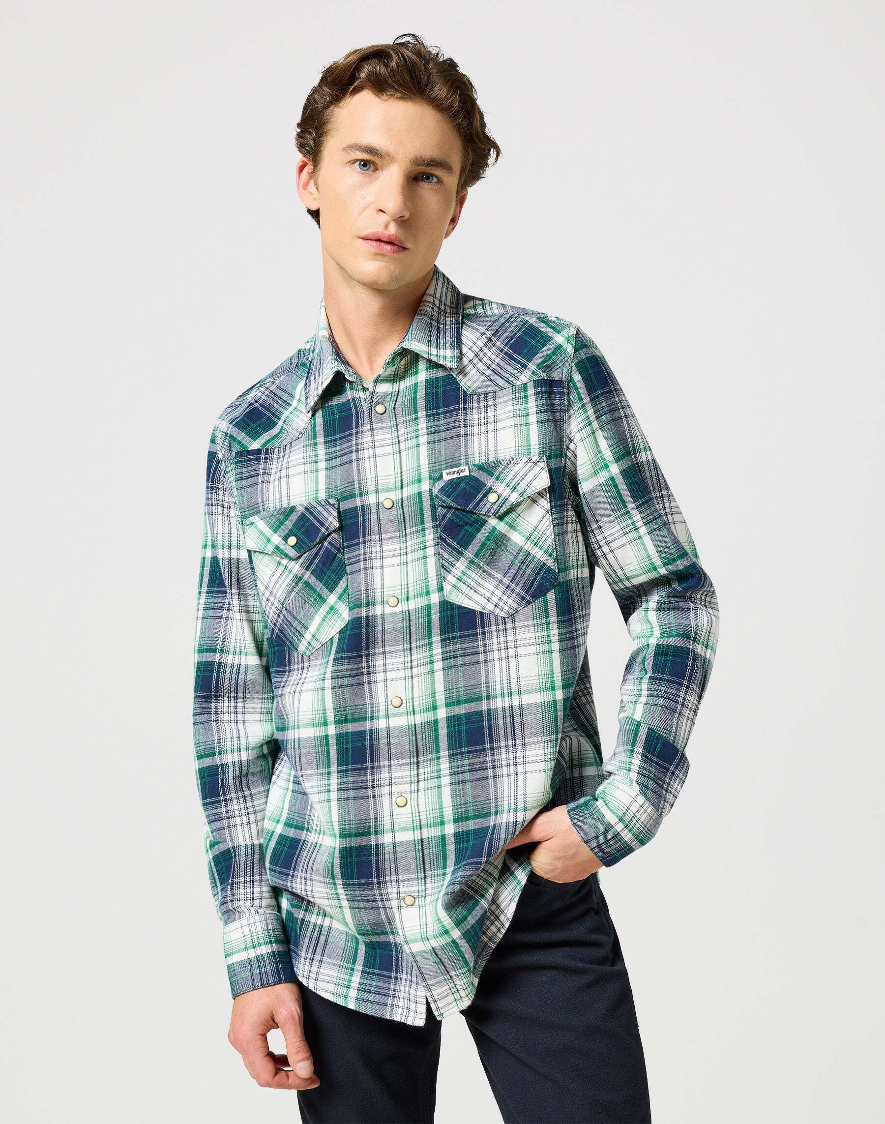 Wrangler Langarmhemd »Wrangler Langarmhemd Western Shirt« Wrangler Langarmhemd »Wrangler Langarmhemd Western Shirt« von Wrangler