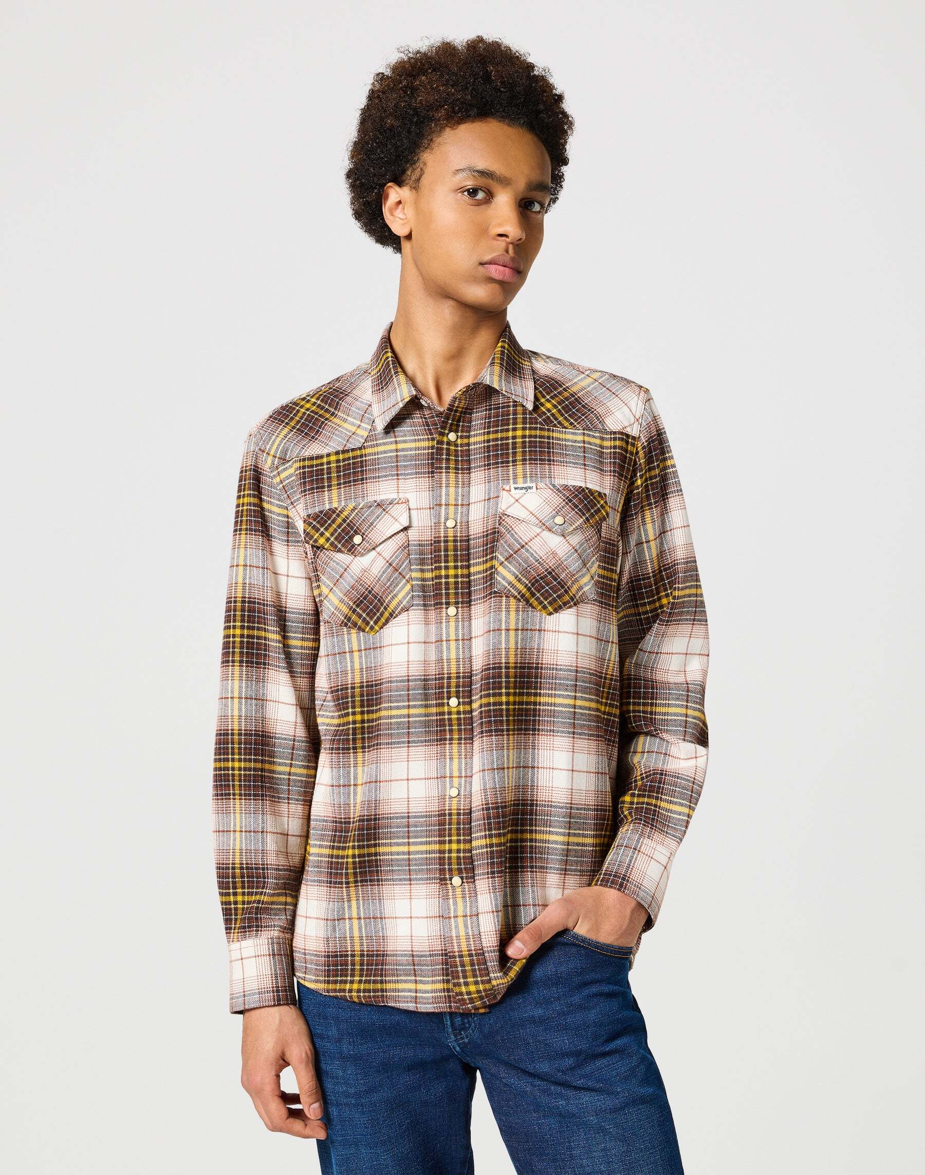 Wrangler Langarmhemd »Wrangler Langarmhemd Western Shirt« von Wrangler