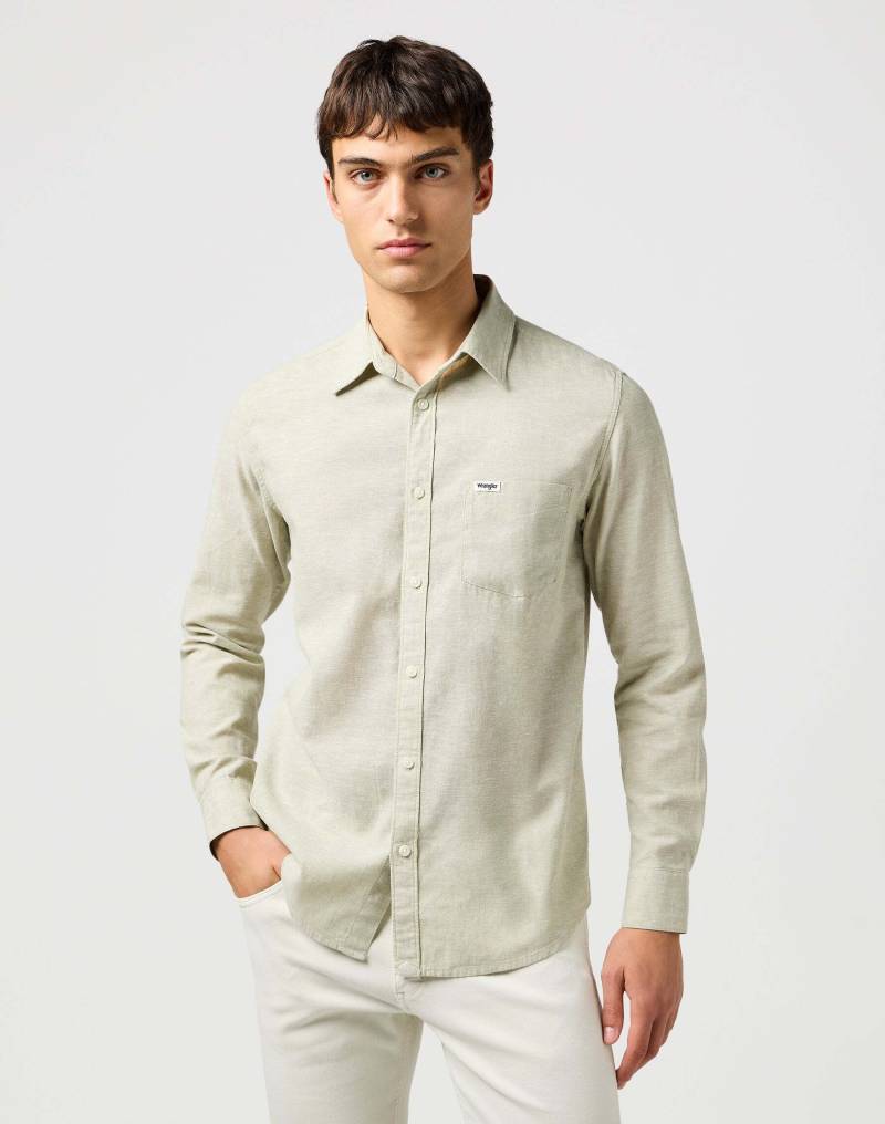 Wrangler Leinenhemd »Wrangler Leinenhemd 1 Pkt Shirt« von Wrangler