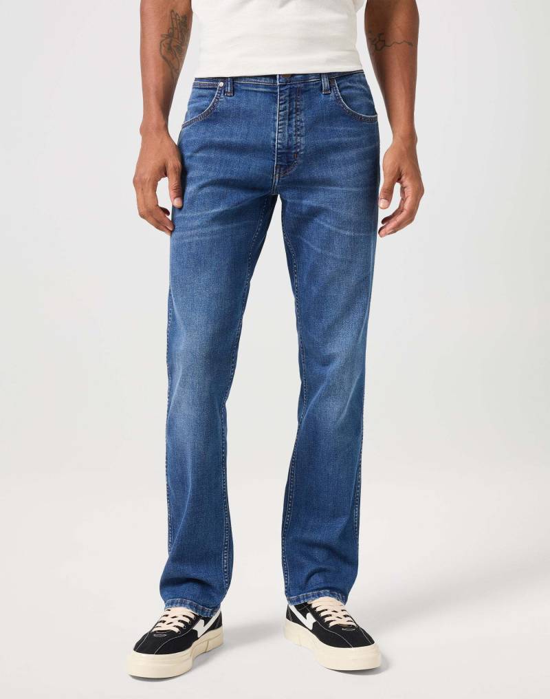 Wrangler Regular-fit-Jeans »Wrangler Jeans Straight Leg Greensboro Low Stretch« von Wrangler
