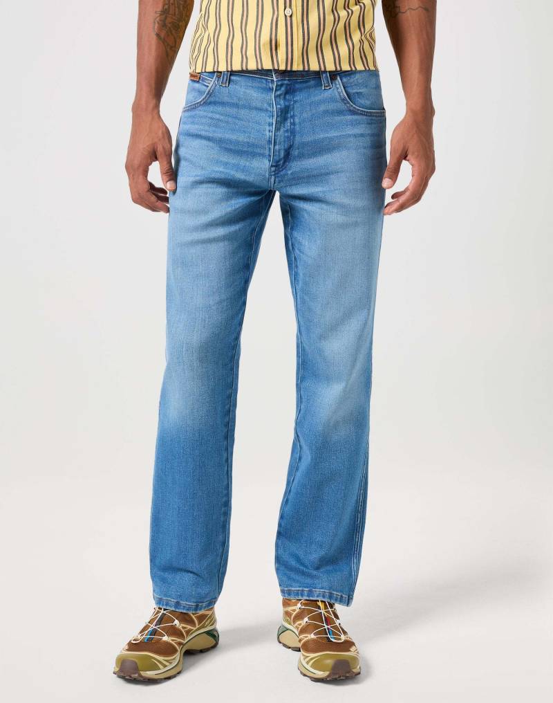 Wrangler Regular-fit-Jeans »Wrangler Jeans Straight Leg Texas High Stretch« von Wrangler