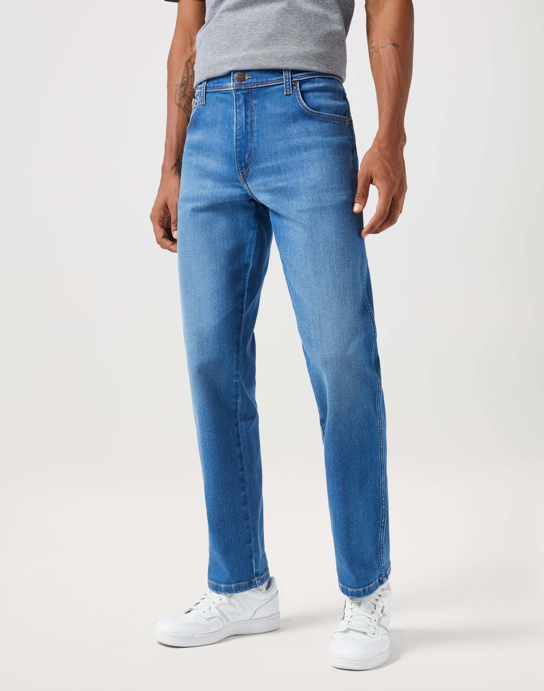 Wrangler Regular-fit-Jeans »Wrangler Jeans Texas High Stretch« von Wrangler