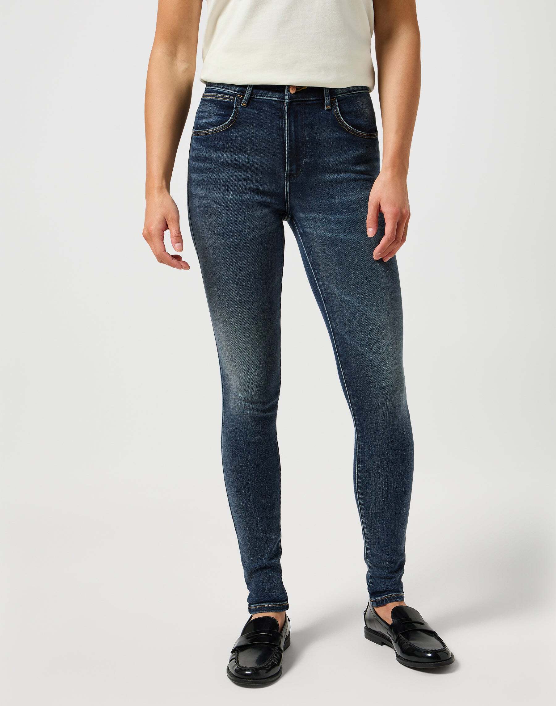 Wrangler Skinny-fit-Jeans »Wrangler Jeans High Skinny« von Wrangler