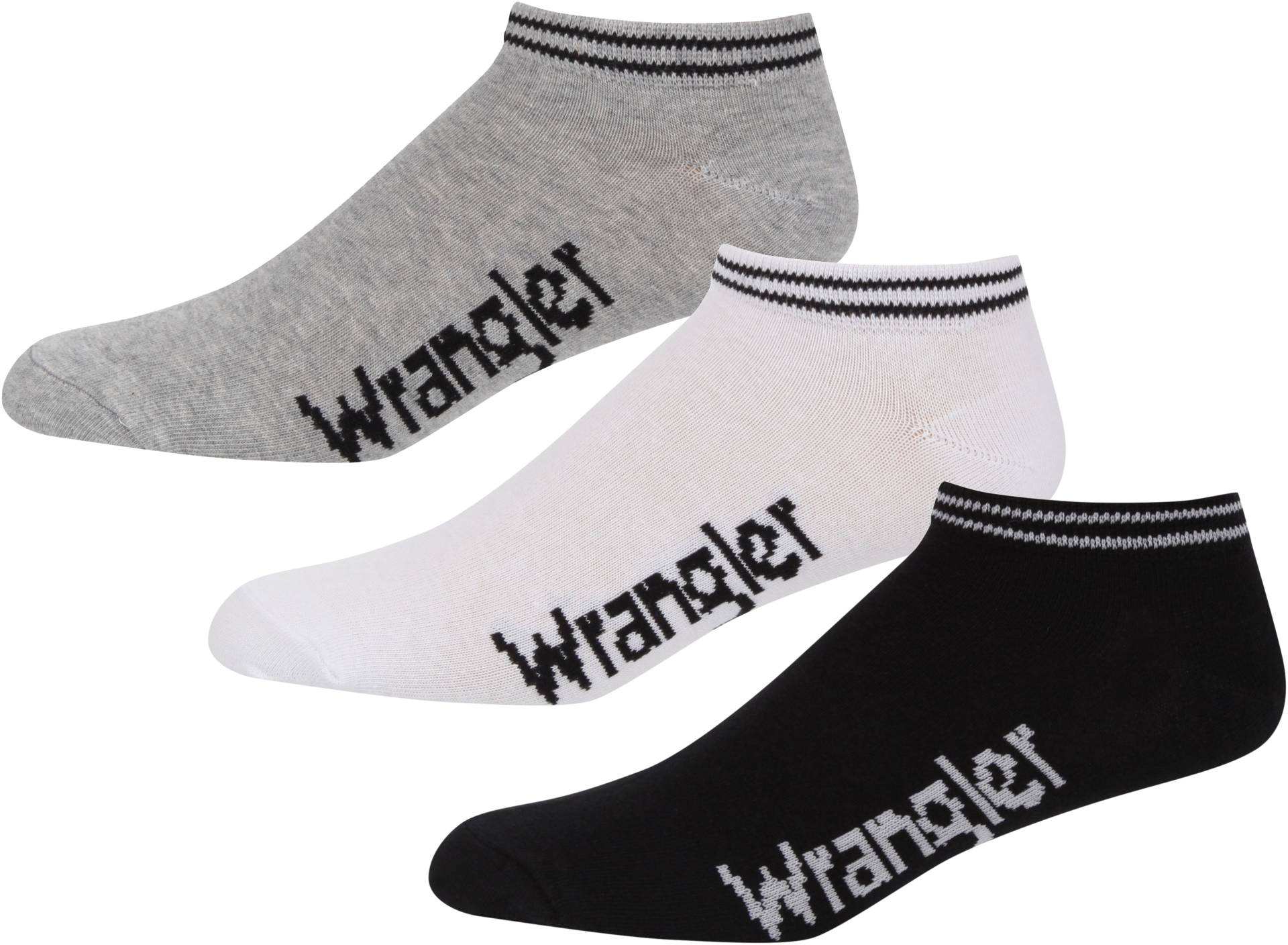 Wrangler Sneakersocken »DUFFY«, (3 Paar), mit Logoschriftzug von Wrangler