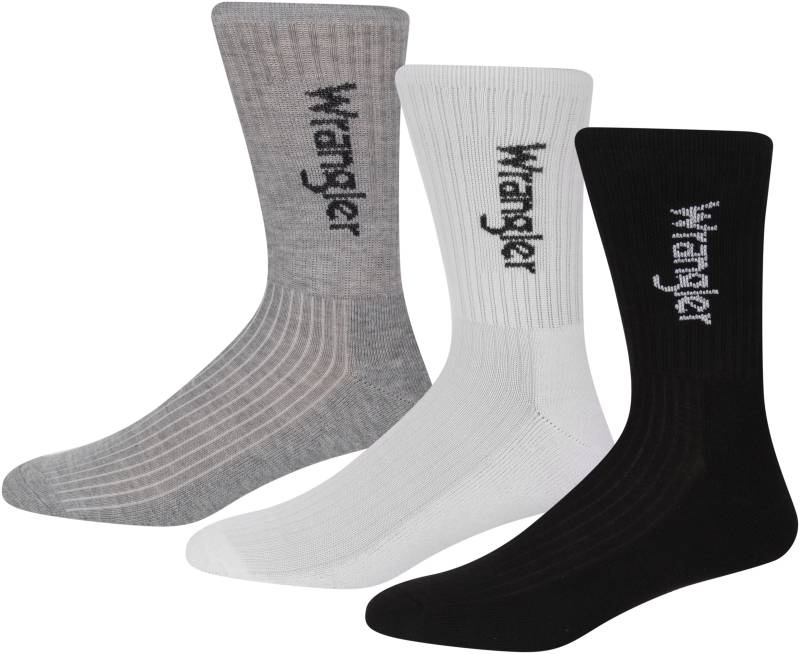 Wrangler Sportsocken »ROGERS«, (3er Pack), mit Rippenbündchen, verstärkte Ferse von Wrangler