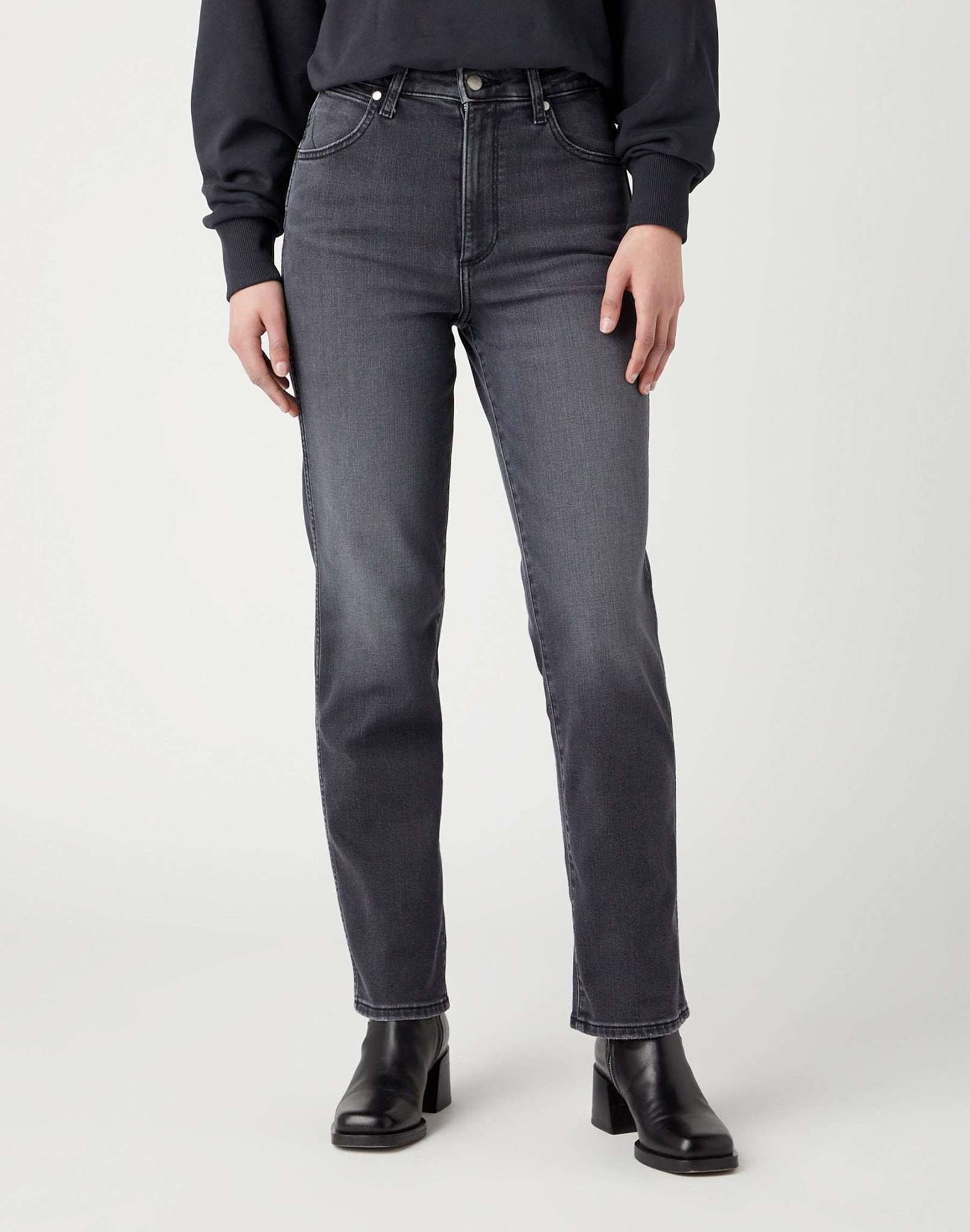 Wrangler Straight-Jeans »Wrangler Jeans Straight Leg Mom Straight« von Wrangler